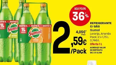 Sumol - Refrigerante C/Gas Laranja