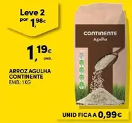 Continente - Arroz Agulha