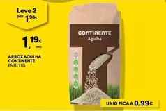 Continente - Arroz,aguha
