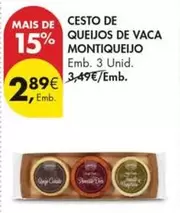 montiqueijo - Cesto De Queijos De Vaca