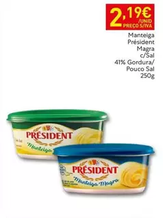 Président - Manteiga