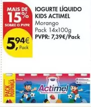 actimel - Iogurte Líquido Kids