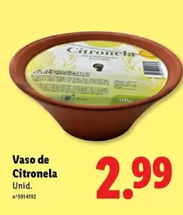 Vaso De Citronela