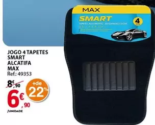 Max - Jogo 4 Tapetes Smart Alcatifa