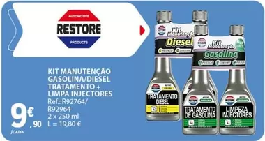 Diesel - Kit Manutenção Gasolina/ Tratamento Limpa Iniectores