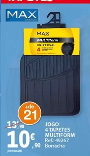 Max - 4 Tapetes Multiform