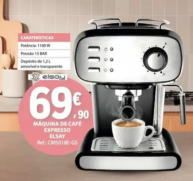 Maquina De Cafe Expresso Elsay