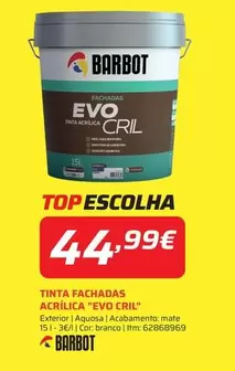 Barbot - Tinta Fachadas Acrillica