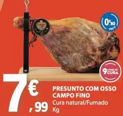 .Com - Presunto Com Osso Campo Fino