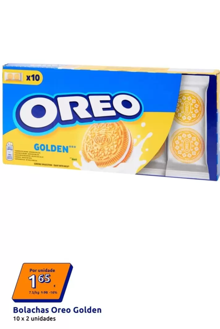 Oreo - Bolachas Golden