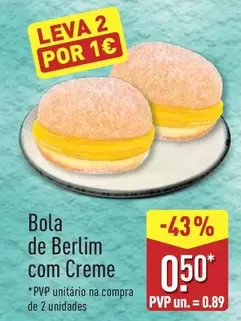 .Com - Bola De Berlim Com Creme