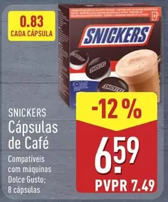 snickers - Capsulas De Cafe