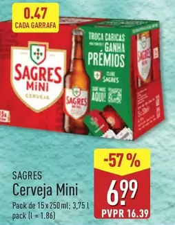 Sagres - Cerveja Mini