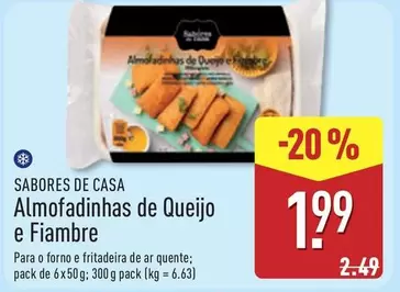 Terra de Sabores - Almofadinhas De Queijo E Fiambre