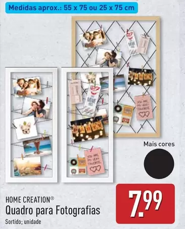 home creation - Quadro Para Fotografias