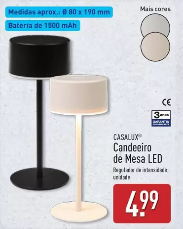 Candeiro De Mesa Led