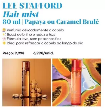 Lee Stafford - Hair Mist Papaya Ou Caramel Brulê