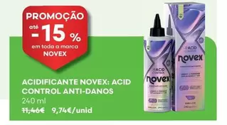 Novex - Acidificante Acid Control Anti-Danos