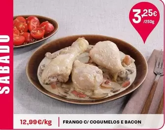 Frango C/Cogumelos E Bacon