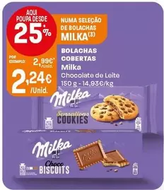 Milka - Bolachas Cobertas