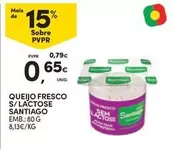 santiago - Queijo Fresco S/lactose