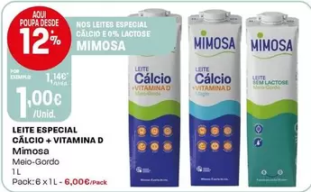 Mimosa - Leite Especial Calcio + Vitamina D