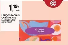 Continente - Lenços Faciais