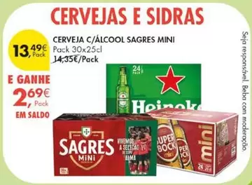 Sagres Mini - Cerveja C/alcool