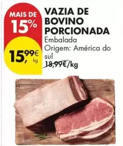 Vazia De Bovino Porcionada