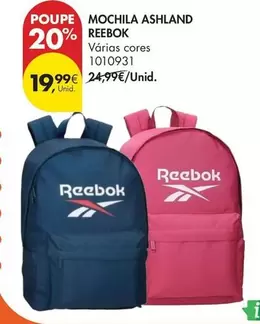 Reebok - Mochila Ashland
