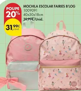 B! - Mochila Escolar B'LOG