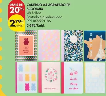 Caderno A4 Agrafado Pp