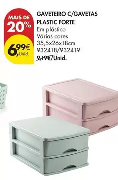 Gaveteiro C/gavetas