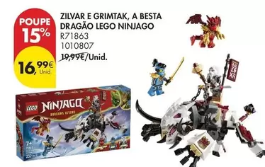 LEGO - ZIVAR E GRIMMAK, A BEST DARGÁO NINJAGO