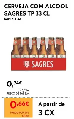 Sagres - Cerveja com alcool TP