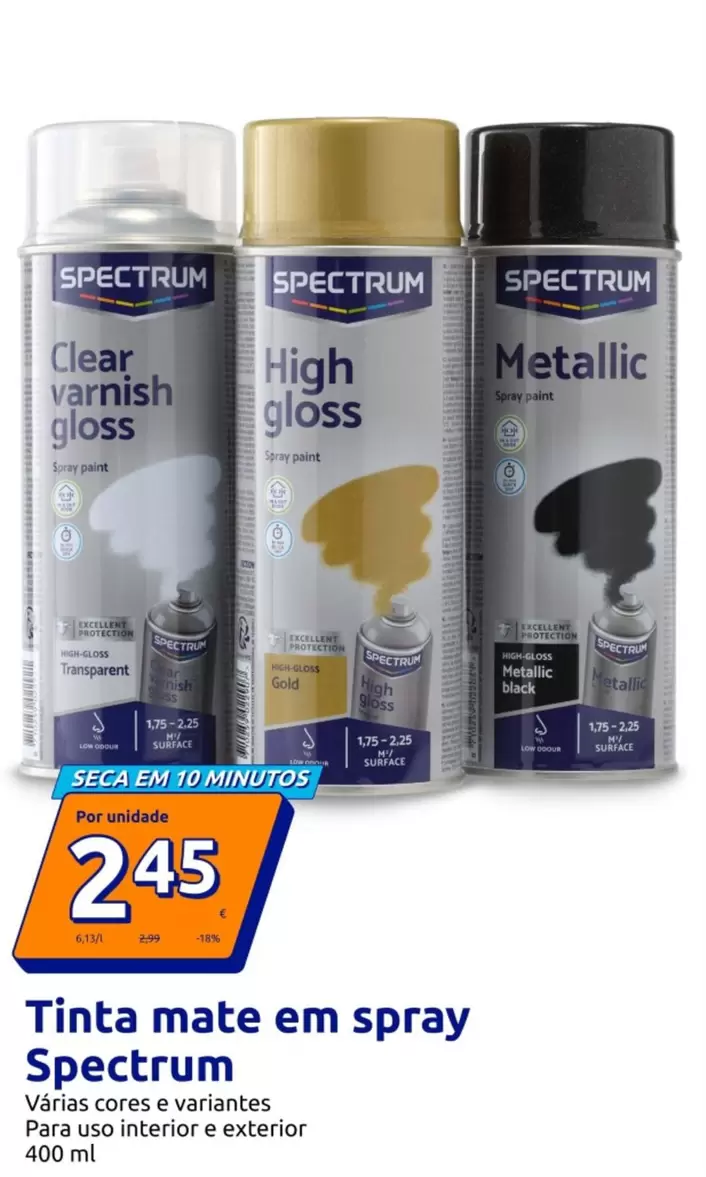 Spectrum - Tinta Mate Em Spray