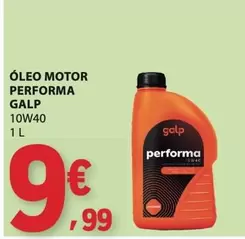 galp - Óleo Motor Performa