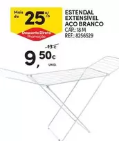 Estendal Extensivel Aço Branco