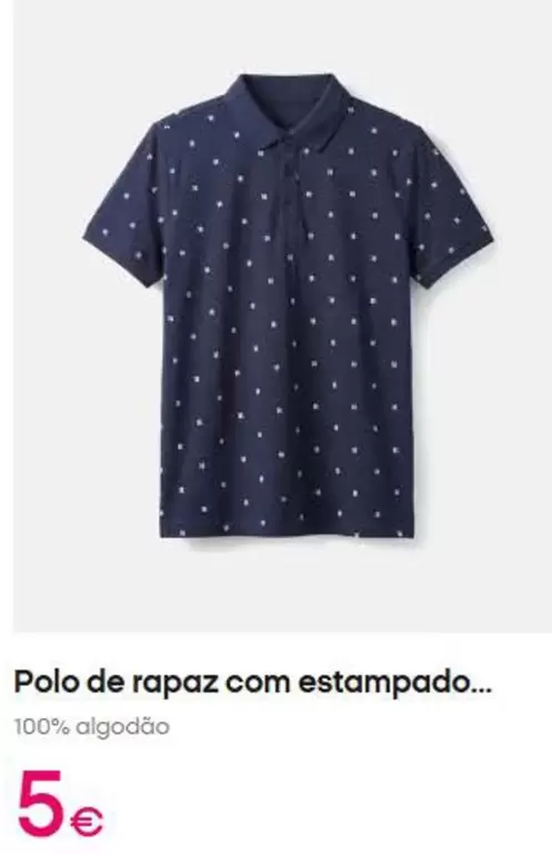 .Com - Polo De Rapaz Com Estampado