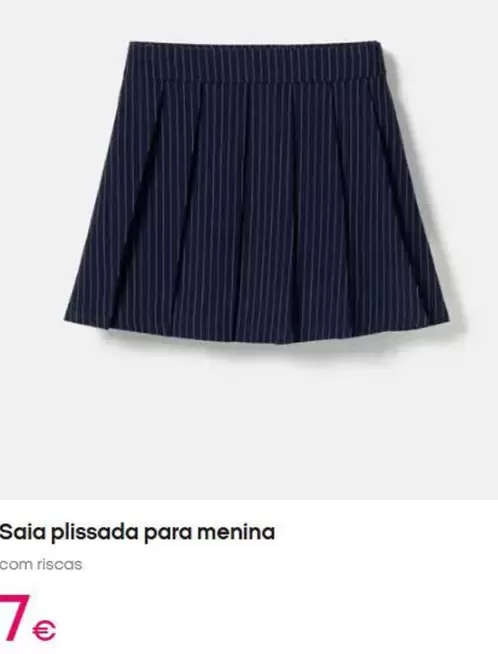 .Com - Saia Pllissada Para Menina