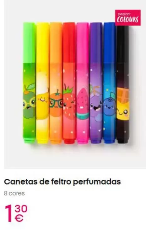 Pepco - Canetas De Feltro Perfumadas