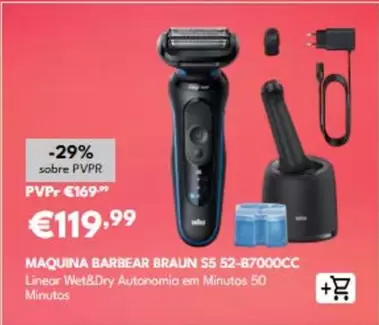 Braun - Maquina Barbear S5 52-87000cc