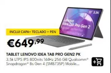 Lenovo - Tablet Idea Tab Pro Gen2 Pk