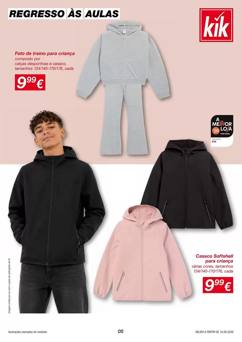 A+ - Casaco Softshell Para Crianca