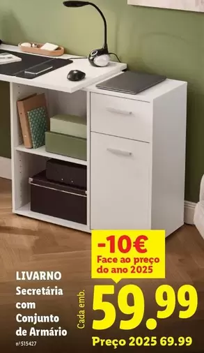 .Com - Secretaria Com Conjunto De Armario