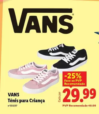 Vans - Tenis Para Crianca