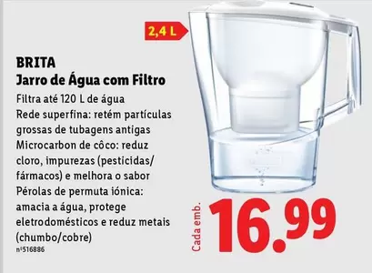 Brita - Jarro De Água Com Filtro