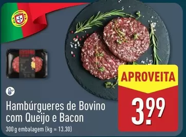 .Com - Hambúrgueres De Bovino Com Queijo E Bacon
