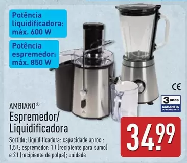 Espremediada Liquidificadora
