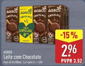 Agros - Leite Com Chocolate